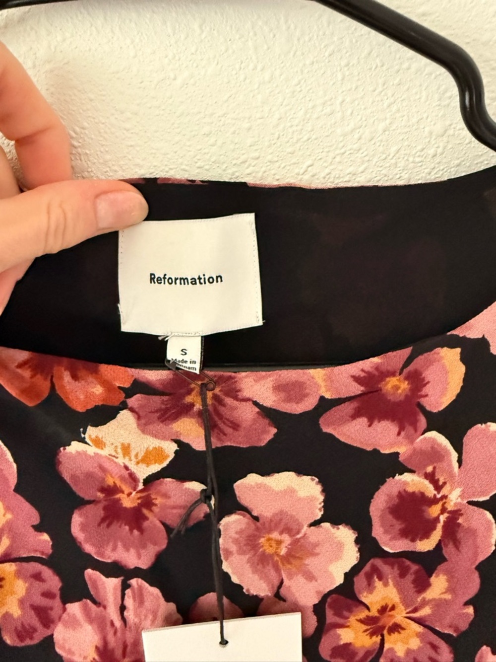NWT Reformation Dale Mini Dress - Pansy - Picture 5 of 7